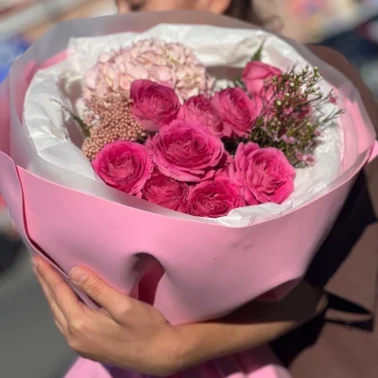 Розовый букет на любой случай