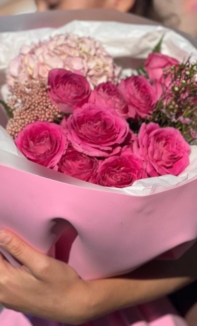 Розовый букет на любой случай