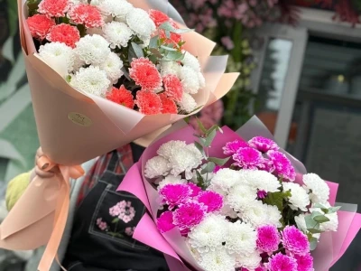 Яркая нежность хризантем