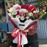 Яркий Сердечный Букет 0