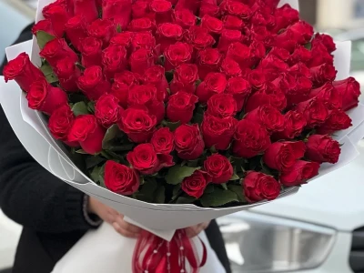 Королевские алые розы