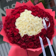 Сердце из роз 0