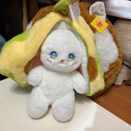 Зайка в костюме авокадо 0